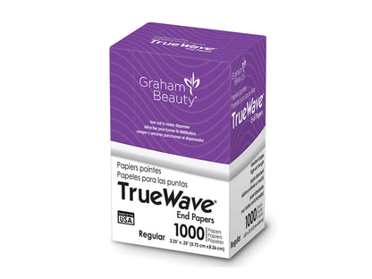 Graham True Wave Perm End Papers Regular 63mm x 82mm - 1000 Papers