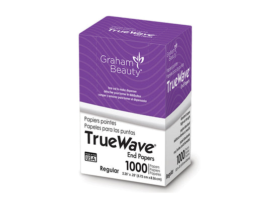Graham True Wave Perm End Papers Regular 63mm x 82mm - 1000 Papers