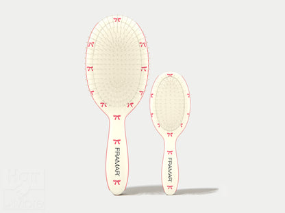 Framar Holiday Brush Duo - 2pc Detangle Hair Brush Set