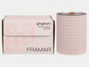 Framar Gingham Pink Embossed Roll Foil 97.5m (320ft)