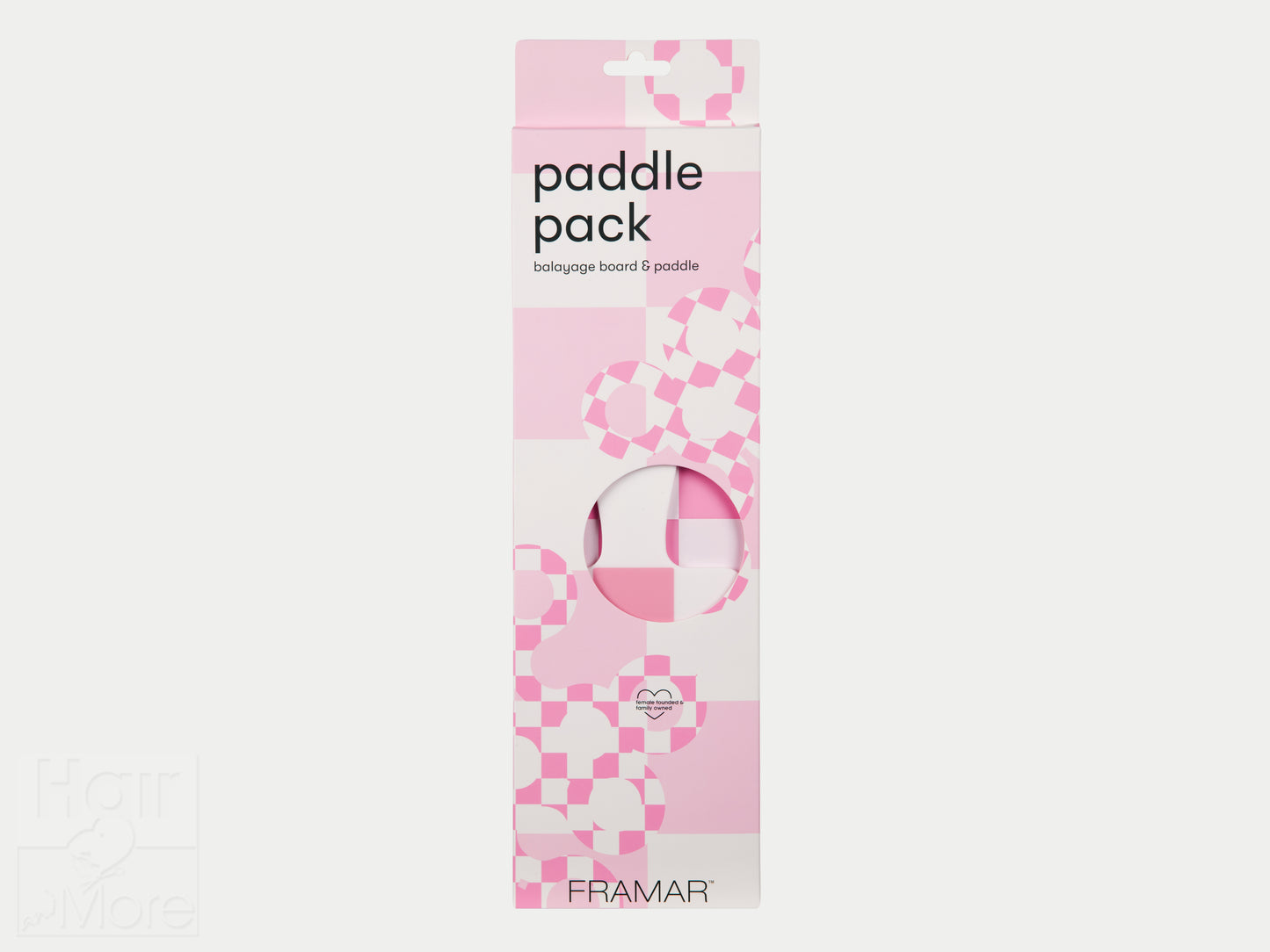 Framar Paddle Pack Balayage Boards 2pk - Checked Out (Pink & White)