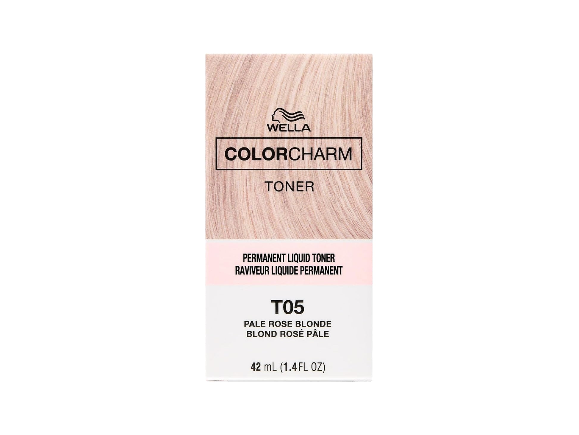 Wella Color Charm T05 Pale Rose Blonde Permanent Toner For Pre-Lightened Hair 42ml, Wella Permanent Toner For Dusky Rose Light Blonde Hair, Rose Coloured Toner  For Blonde Hair, Toner For Hair, Mix Wella T05 & T30 For Rose Gold Toner, Wella Color Charm Toners NZ, NZ Professional Hairdressing Supplies, NZ Salon Supplies, Blonde Hair NZ
