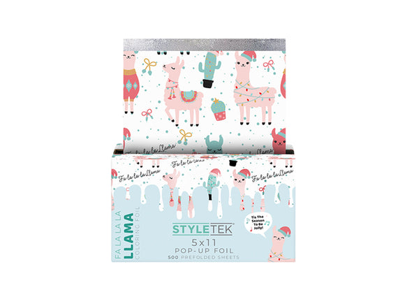 Styletek Fa La La La Llama Pop-Up Foil 127 x 280mm (5x11) 500 sheets - Limited Christmas Edition