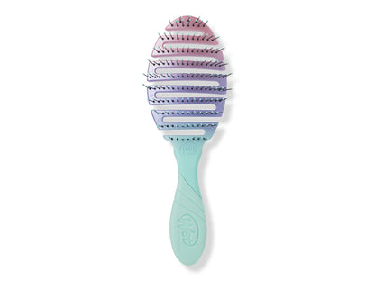 Wet Brush Pro Vent Brush With Rubberized Grip - Millenial Ombre Colour, Wet Brush Vent Brush For Use On Wet Or Dry Hair, Heat Resistant, Pastel Ombre Pink - Purple - Turquoise Colour