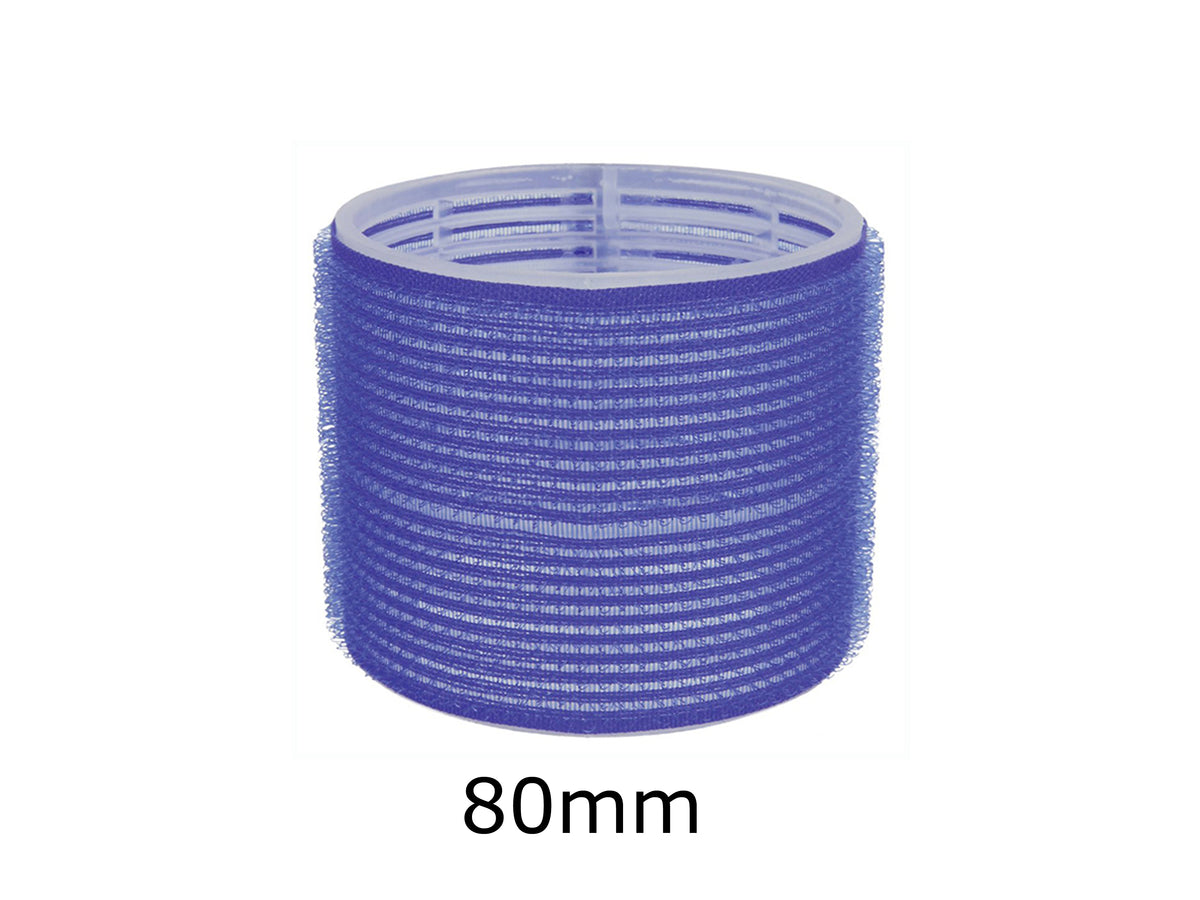 Hair Ware Self Grip Velcro Rollers Extra Large 80mm 2 Pack, Hair Setting Rollers Extra Large 2 Pack, Easy to Use Velcro Hair Rollers, Self Grip Hair Rollers - 80mm, Hair Ware Hair Rollers, Extra Large Hair Setting Rollers For Long Hair, Professional Salon Supplies NZ