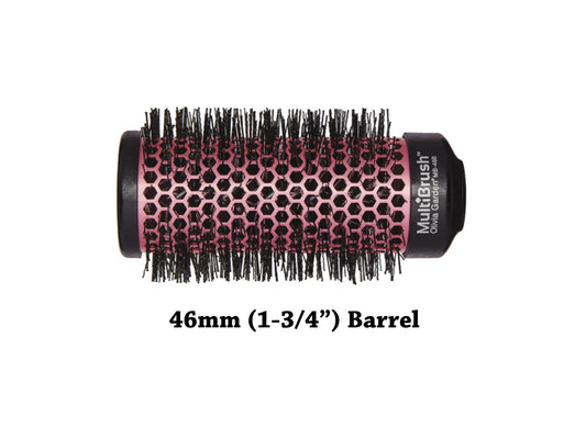 Olivia Garden MultiBrush Barrel 1 3/4" (46mm) Medium Round Brush, Olivia Garden Round Styling Brush Barrel - Detachable Handle With Pick Sold Separately, 1 3/4 Inch Round Blowdry Brush Barrel - Style And Leave Barrel In For Volume And Movement
