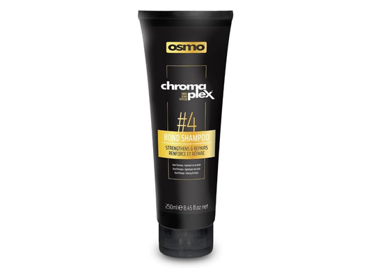 Osmo Chromaplex #4 Bond Shampoo 250ml, Osmo Plex Shampoo To Strengthen & Repair Damaged Hair, Chromaplex Shampoo With Fibre Bond Technology - Sulfate Free For Strengthening Weakened And Damaged Hair, Sulfate Free Repairing Shampoo, Osmo Haircare NZ, Professional Salon Supplies, Hair Products Online NZ