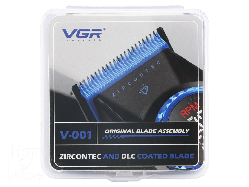 VGR Professional Blade Set, Blue DLC &  Zircontec suits V-001 Clipper etc