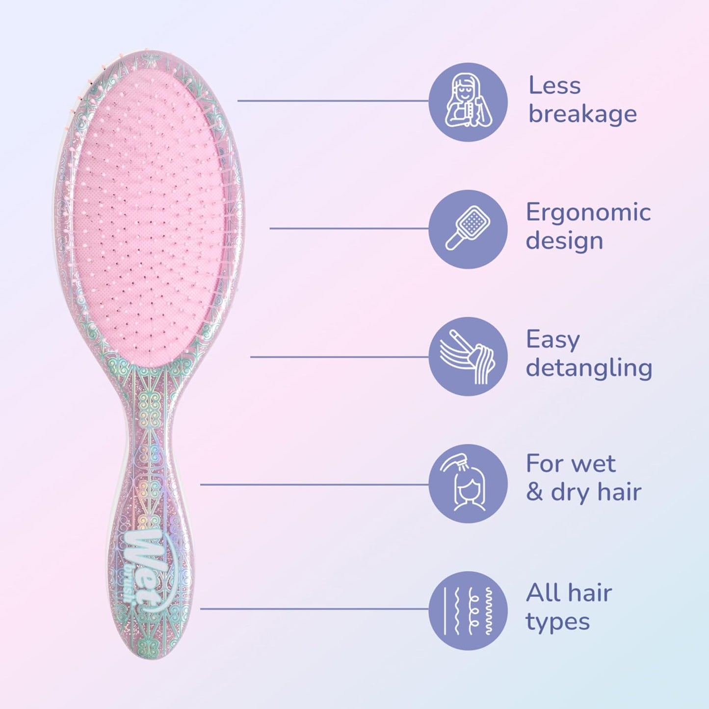 Wet Brush Original Detangler, Wicked 2.0 | Wicked for Good - True Friendship Kit