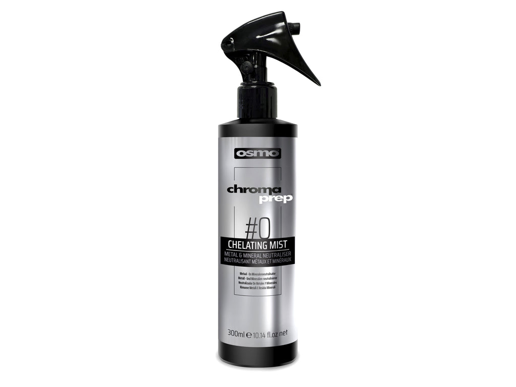 Osmo Chromaprep #0 Pre Colour Chelating Mist 300ml, Osmo Chroma Prep Pre Hair Colour & Chemical Service Chelating Mist - Metal & Mineral Neutralizer, Chromar Prep Acts As A Magnet To Draw Out Minerals & Metals To Prevent Chemical Reactions With Colouring/Bleaching/Perming/Straightening, Osmo Haircare NZ, Professional Salon Supplies NZ, Hair Products Online