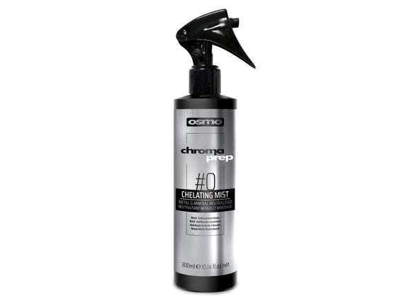 Osmo Chromaprep #0 Pre Colour Chelating Mist 300ml, Osmo Chroma Prep Pre Hair Colour & Chemical Service Chelating Mist - Metal & Mineral Neutralizer, Chromar Prep Acts As A Magnet To Draw Out Minerals & Metals To Prevent Chemical Reactions With Colouring/Bleaching/Perming/Straightening, Osmo Haircare NZ, Professional Salon Supplies NZ, Hair Products Online