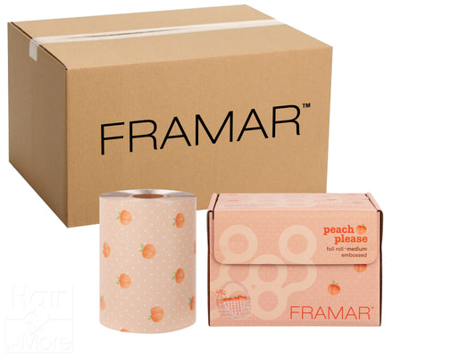 Framar Peach Please Embossed Roll Foil 97.5m (320ft) (12pc CARTON)