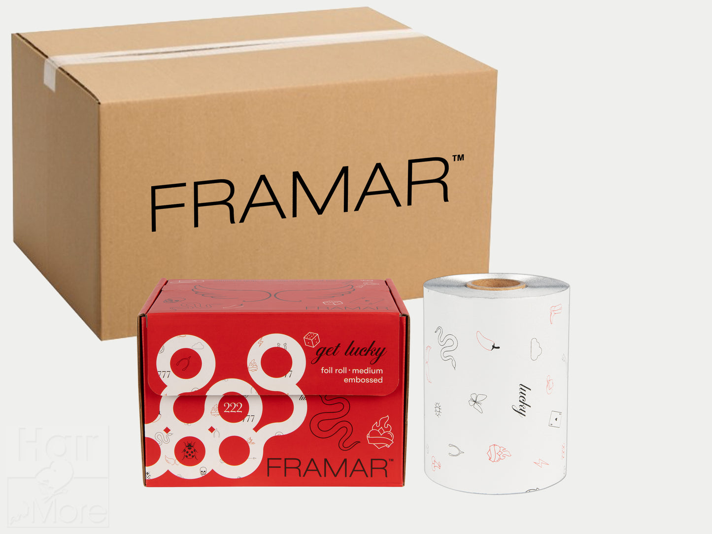 Framar Get Lucky Embossed Roll Foil 97.5m (320ft) - Limited Edition (12pc CARTON)
