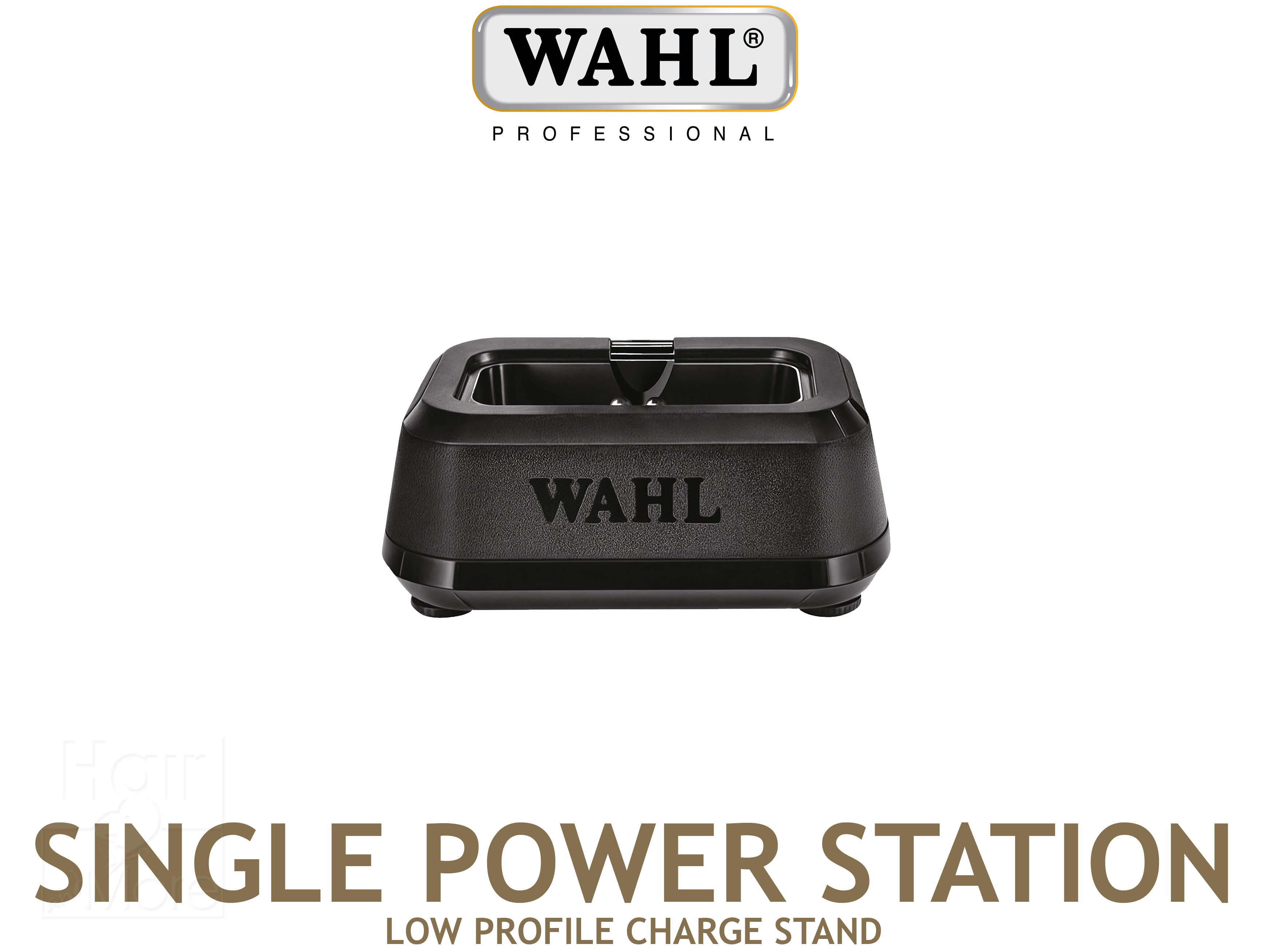 WAHL Professional Single Power Station, Low Profile Charger – Hair
