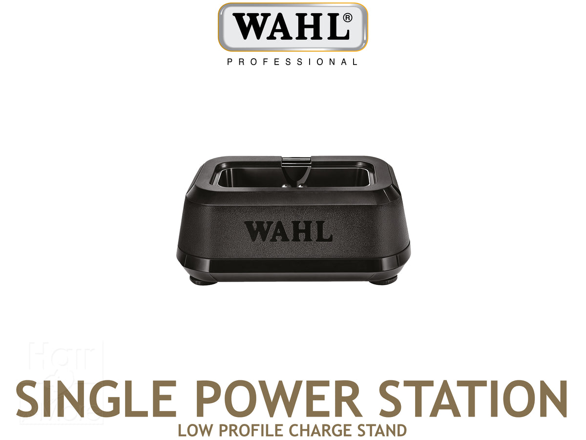Wahl Professional Single Power Station With 4 Interchangeable Inserts, Wahl Single Charging Station With Inserts for Clippers + Detailer + Vanish Shaver + Hi.Viz & More, Official Wahl Stockist NZ, Wahl AU/NZ Stockist, Professional Barber Tools And Supplies NZ, NZ Hair and Barber Supplies, Barber Supplies, Clipper