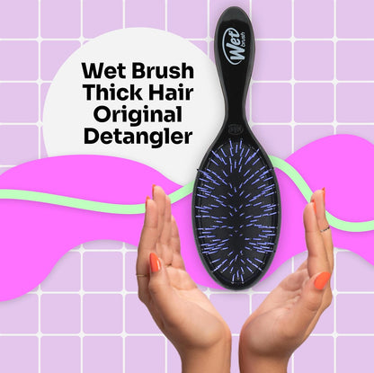 Wet Brush Pro Thick Hair Detangle Brush - Black