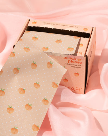 Framar Peach Please Embossed Roll Foil 97.5m (320ft)
