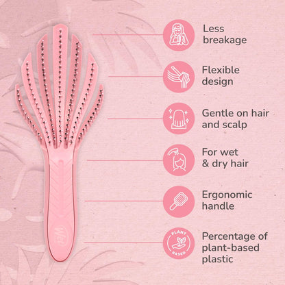 Wet Brush Go Green Curl Detangler - Pink