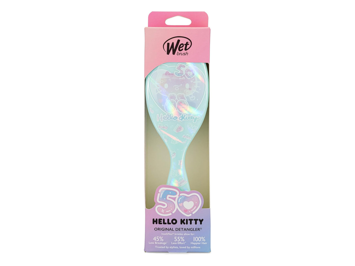 Wet Brush Original Detangler Hello Kitty 50th Birthday - Green