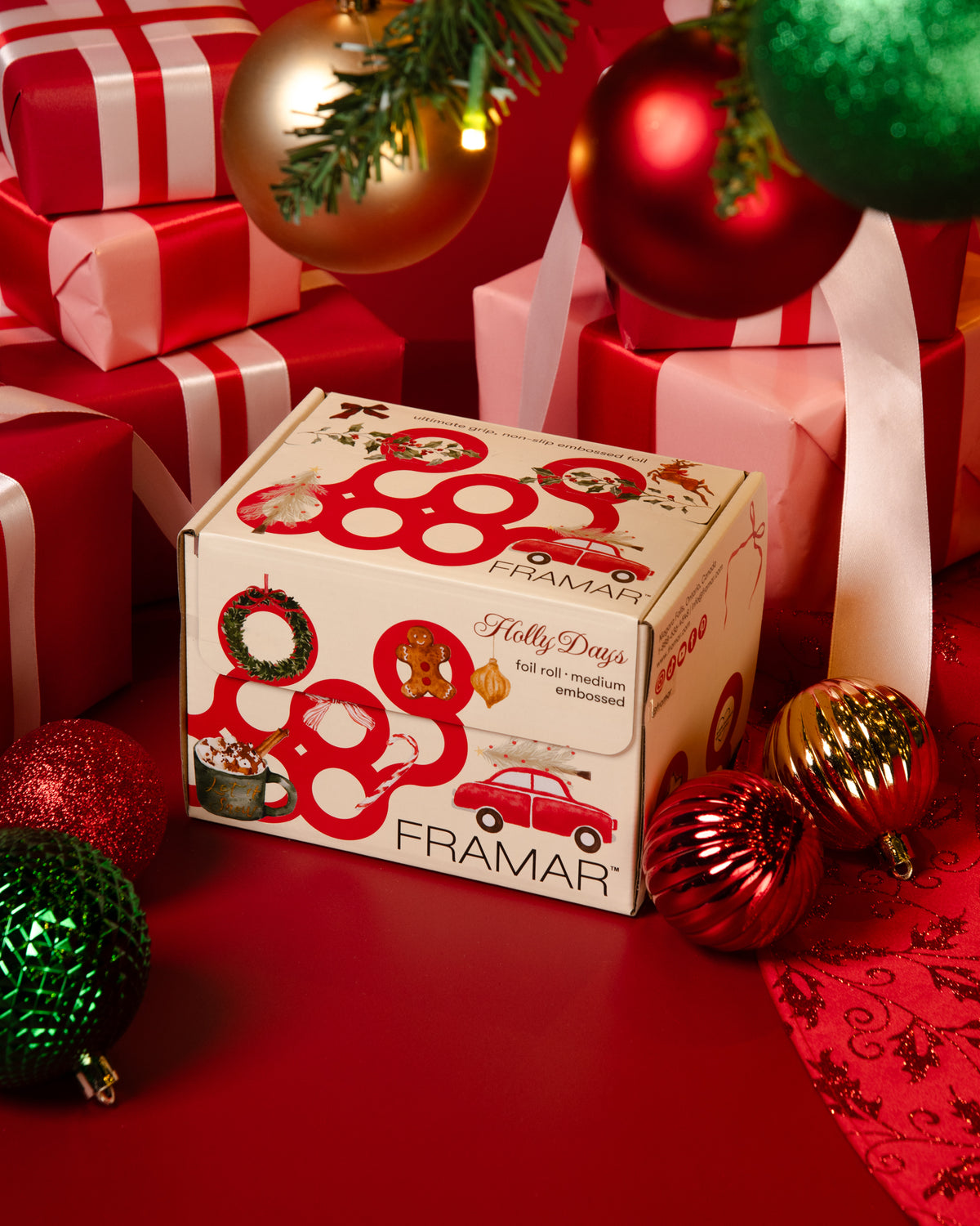 Framar Holi-Yay Embossed Roll Foil 97.5m (320ft) (12pc CARTON)