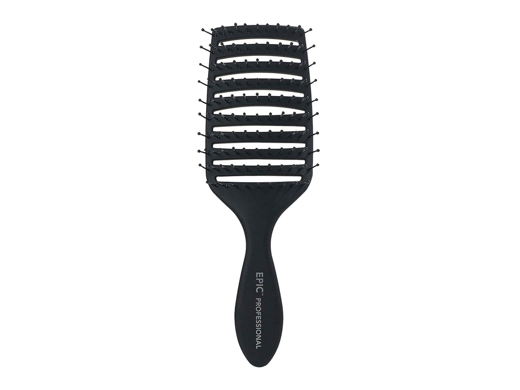 Wet Brush EPIC Professional Vent Brush Quick Dry - Black, Wet Brush Vent Brush For Use On Wet Or Dry Hair, Wet Brush Professional Blow Drying Vent Brush Heat Resistant, Black Vent Brush, Wet Brush Pro, Wet Brush NZ, NZ Salon Supplies, NZ Hair And Beauty Supplies
