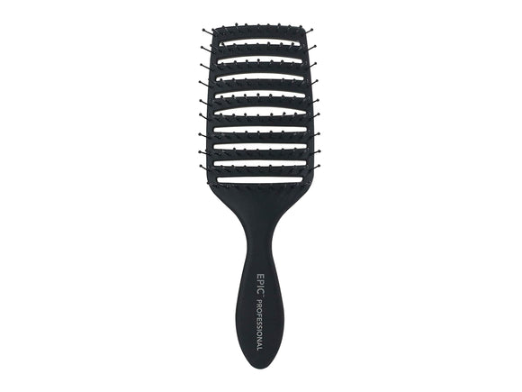 Wet Brush EPIC Professional Vent Brush Quick Dry - Black, Wet Brush Vent Brush For Use On Wet Or Dry Hair, Wet Brush Professional Blow Drying Vent Brush Heat Resistant, Black Vent Brush, Wet Brush Pro, Wet Brush NZ, NZ Salon Supplies, NZ Hair And Beauty Supplies