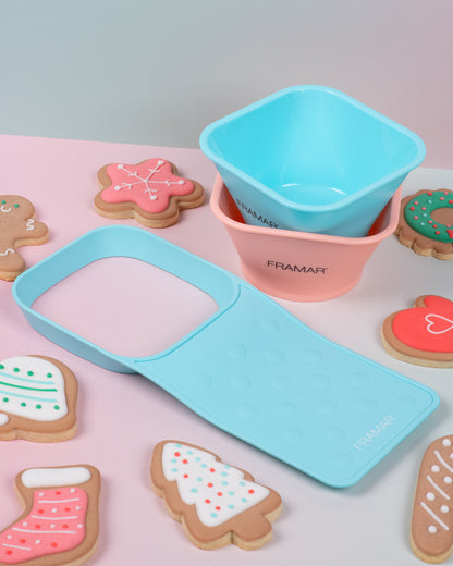Framar Cookie Cutter Toning Tub Colour Bowls, 2pk