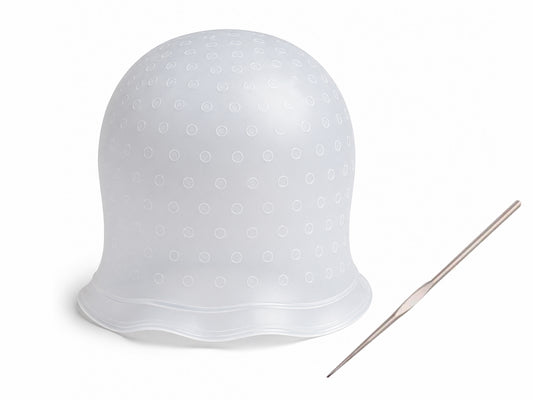 Silicone Highlighting/Tipping Cap w/needle