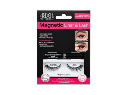 Ardell Magentic Lash & Liner Kit Demi Wispies, Long Lasting Magnetic Lash Liner Kit Demi Wispies Style Lashes, Includes Magnetic Liquid Liner And Demi Wispies Style Lashes,Magnetic Lashes