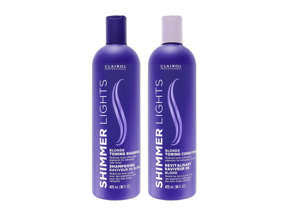 Clairol Shimmer Lights Purple Shampoo & Conditioner Combo