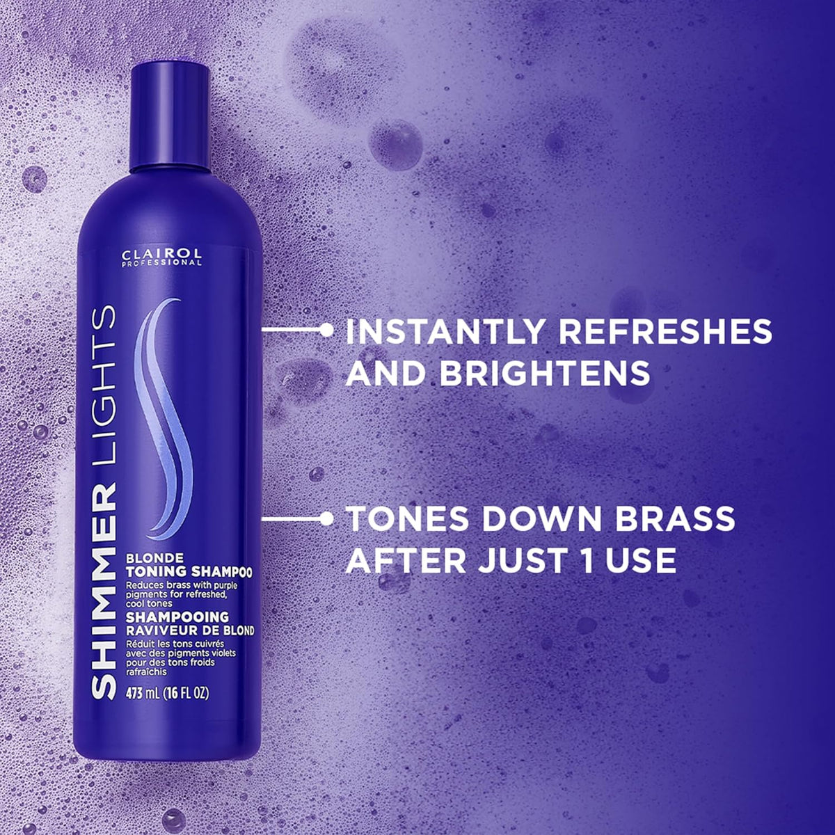 Clairol Shimmer Lights Purple Shampoo 473ml