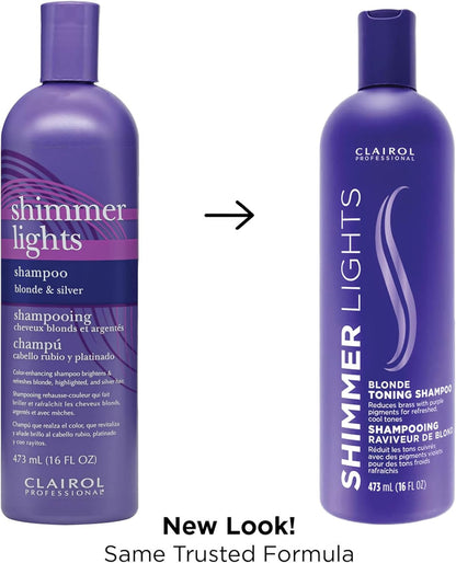 Clairol Shimmer Lights Purple Shampoo & Conditioner Combo