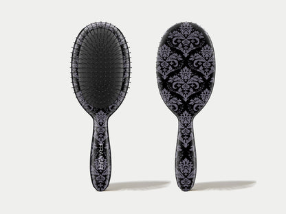 Framar Detangle Brush Oh My Goth - Wednesday, Wet And Dry Detangle Brush, Great For Hair Extensions
