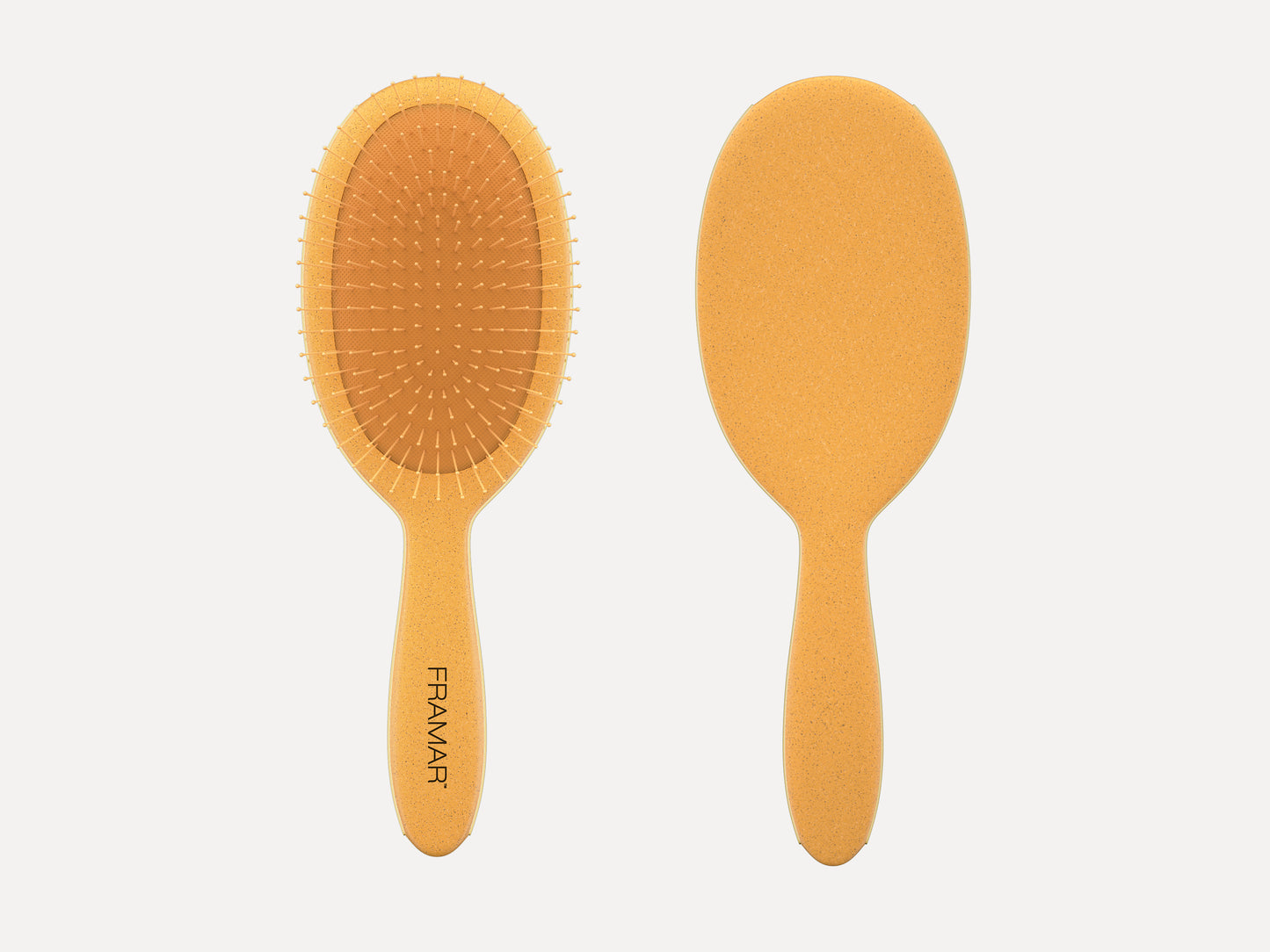 Framar Detangle Brush - Baecation Sand Yellow, Wet And Dry Hair Brush, Detangle Brush Great For Hair Extensions
