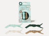 Framar Cheers Haters! Limited Edition Gator Grips Set Of 4, Framar Cheers Haters Collection Gators in Champagne & Gold & Teal & Forrest Green , Sectioning Clips 4 Pack - 4 Different Colours, Framar NZ Stockist, NZ Salon Supplies, NZ Salon Essentials
