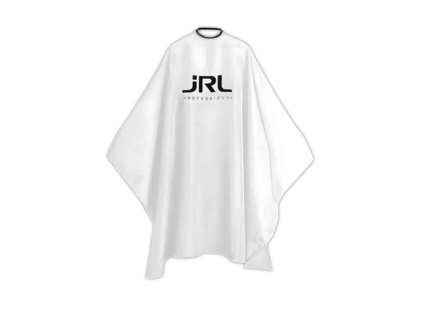 JRL Professional Barber Cutting Cape With Rubber Neck - White, Light Weight JRL Brand White Cutting Cape, Authorized JRL Stockist NZ