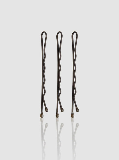 Fromm Style Artistry 50mm (2") Pro Matte Bobby Pins, 455g (approx 600 pins) - Brown/Bronze