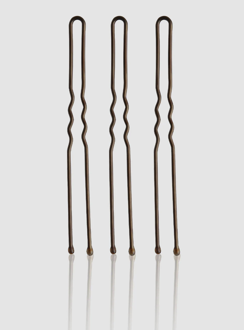 Fromm Style Artistry 76mm (2.75") Pro Matte Hair Pins, 150 Pack - Brown
