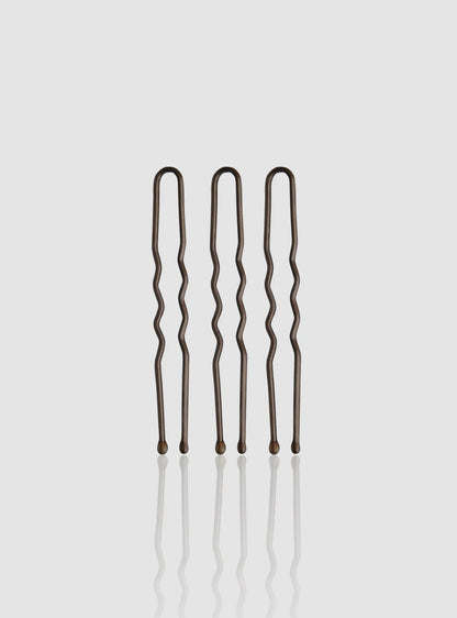 Fromm Style Artistry 45mm (1.75") Pro Matte Hair Pins, 300 Pack - Brown