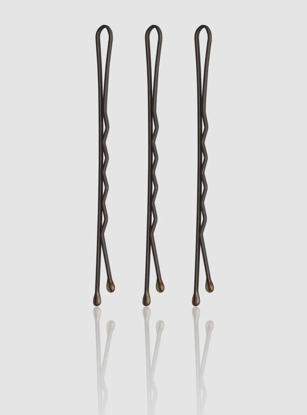 Fromm Style Artistry 63mm (2.5") Pro Matte Bobby Pins, 150 Pack - Brown/Bronze