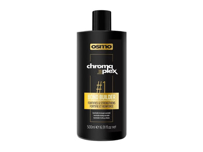 Osmo Chromaplex Step 1 Bond Builder, Osmo Chromaplex Step 1 Bond Building Treatment - Must Be Used With Chromaplex Step 2 Bond Sealer, Bond Builder - Add To Colour/Bleach/Perm/Straightening Solutions To Fortify Disulfide Bonds  During Chemical Treatments, Osmo Professional Use In Salon Treatments, Osmo Haircare NZ, Professional Salon Supplies NZ, Hair Products Online NZ