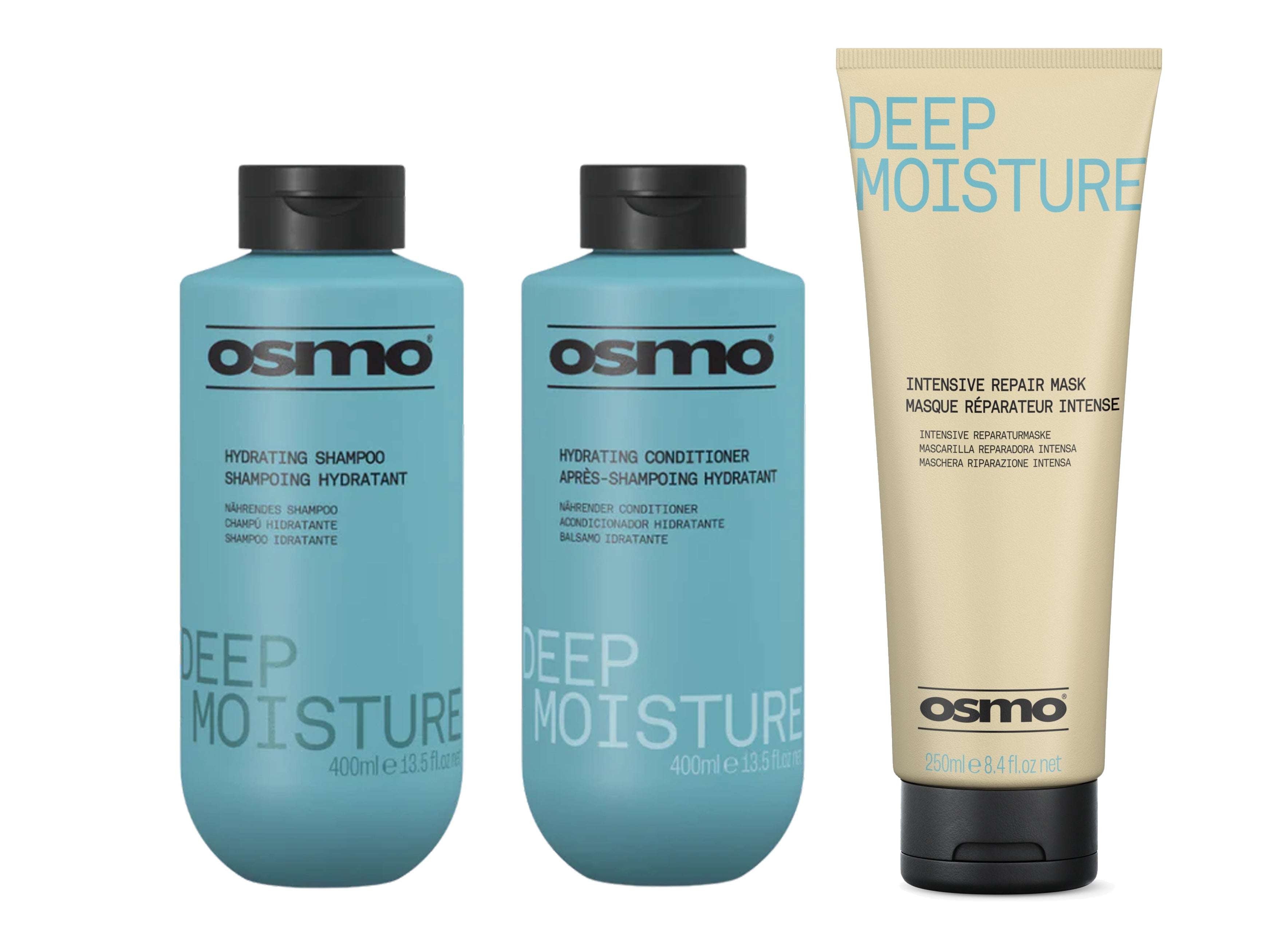 Osmo Deep Moisture Hydrate Gift Pack (3pc) – Hair and More