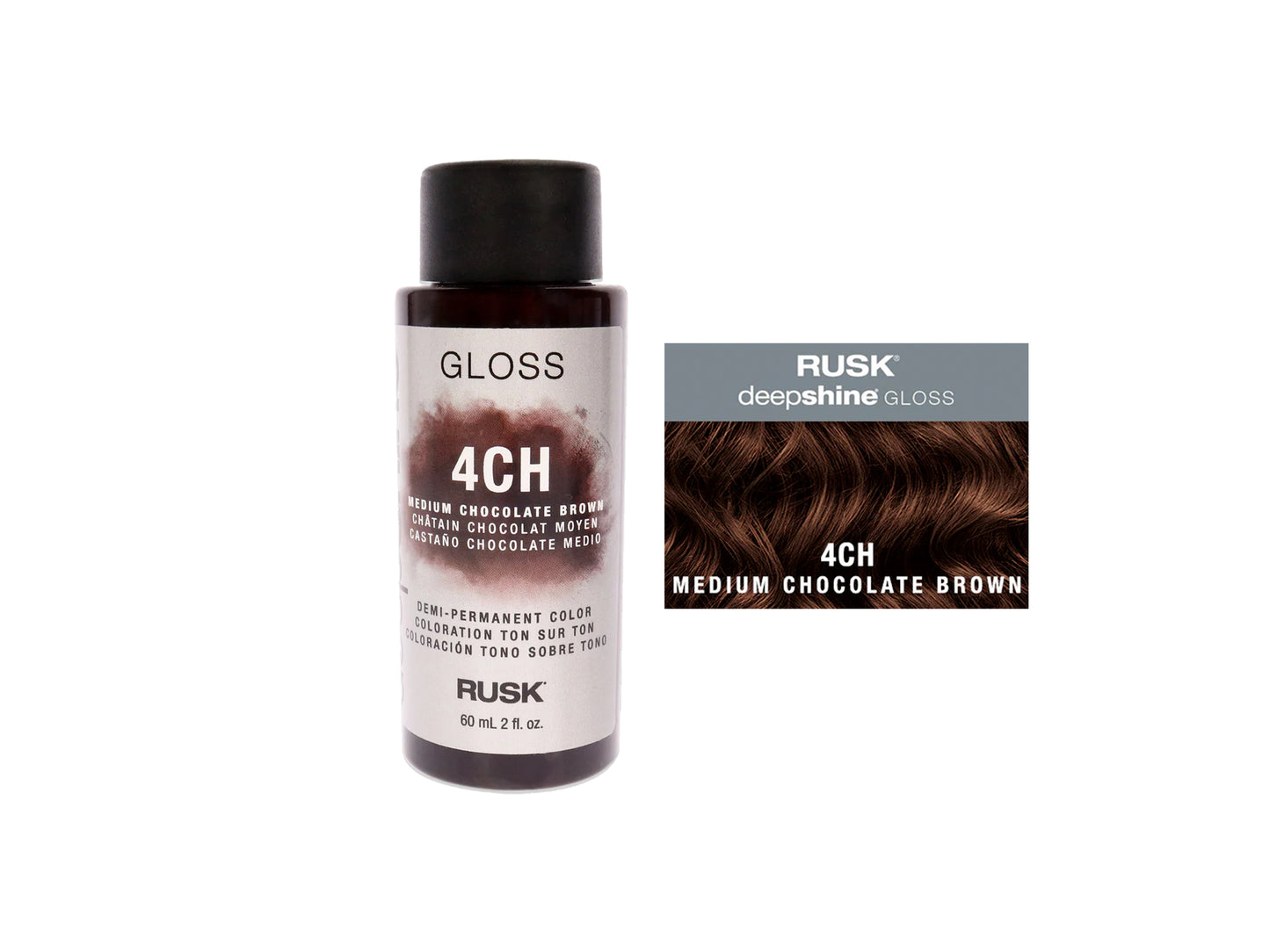 Rusk Deepshine Gloss Demi-Permanent Colour 60ml