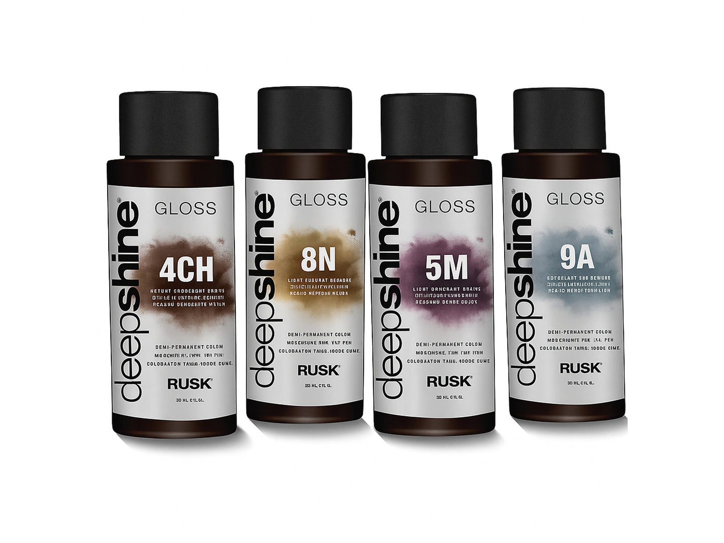 Rusk Deepshine Demi Permanent Gloss Hair Colour, Demi Permanent Hair Colour, Conditioning Gloss Hair Colour, Great Toning Gloss Colours, Pure Pigment Hair Colour For Intense Tones & High Shine, Shades EQ, Professional Salon Supplies NZ, Rusk Professional NZ Stockist