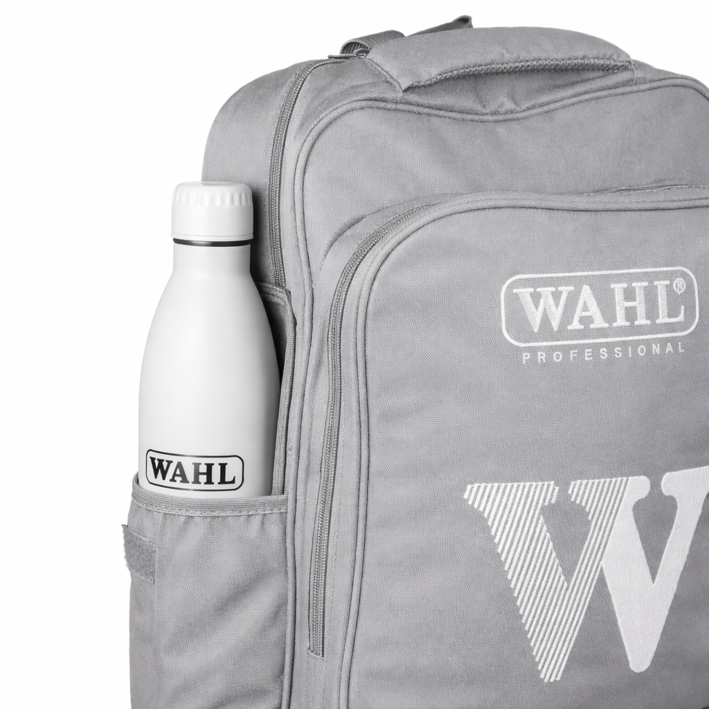 WAHL Barber Backpack, Grey w/White Logo