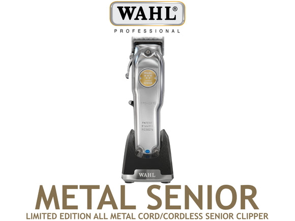 WAHL Professional 5 Star Series, Cordless Senior Clipper - Metal Edition (Limited Edition)