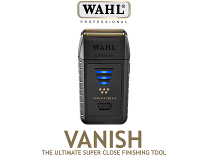 Wahl Professional 5 Star Vanish Finishing Foil Shaver, Wahl Vanish Shaver Super Close, Foil Shaver With 2 Foils, Professional Foil Shaver For Clean Edges And A Smooth Finish, Official Wahl Stockist NZ, Wahl AU/NZ Stockist, Professional Barber Tools And Supplies NZ, NZ Hair and Barber Supplies, Barber Supplies, Clipper