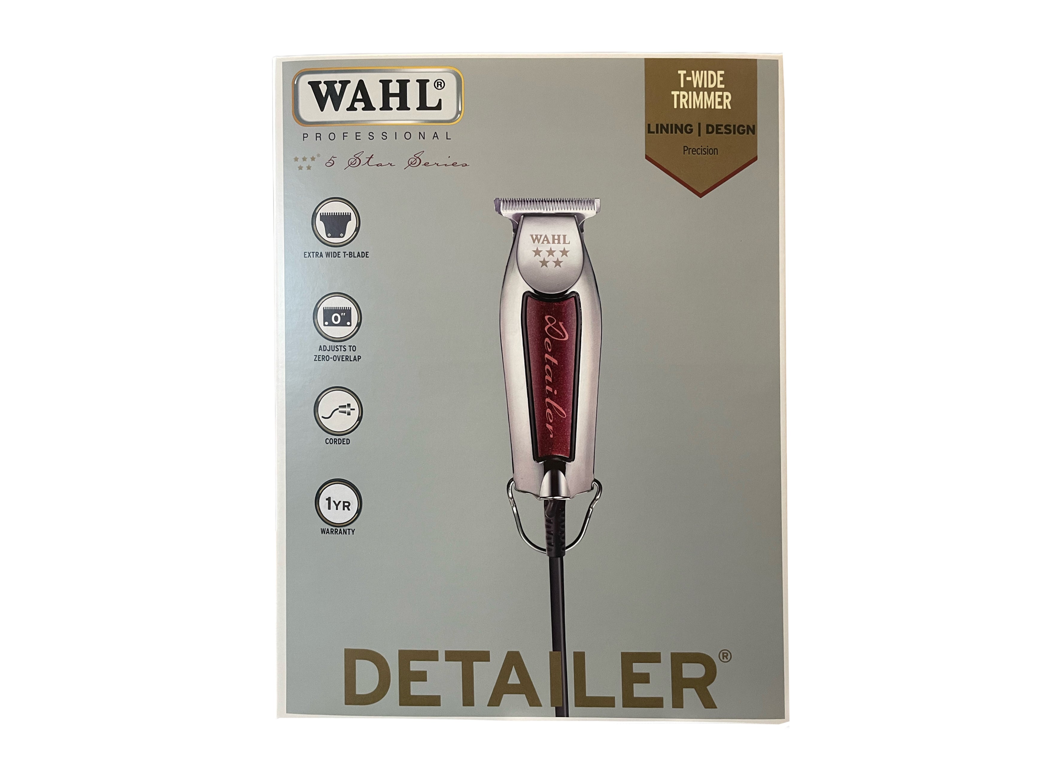 WAHL Professional 5 Star Series, Detailer T-Wide Trimmer – Hair