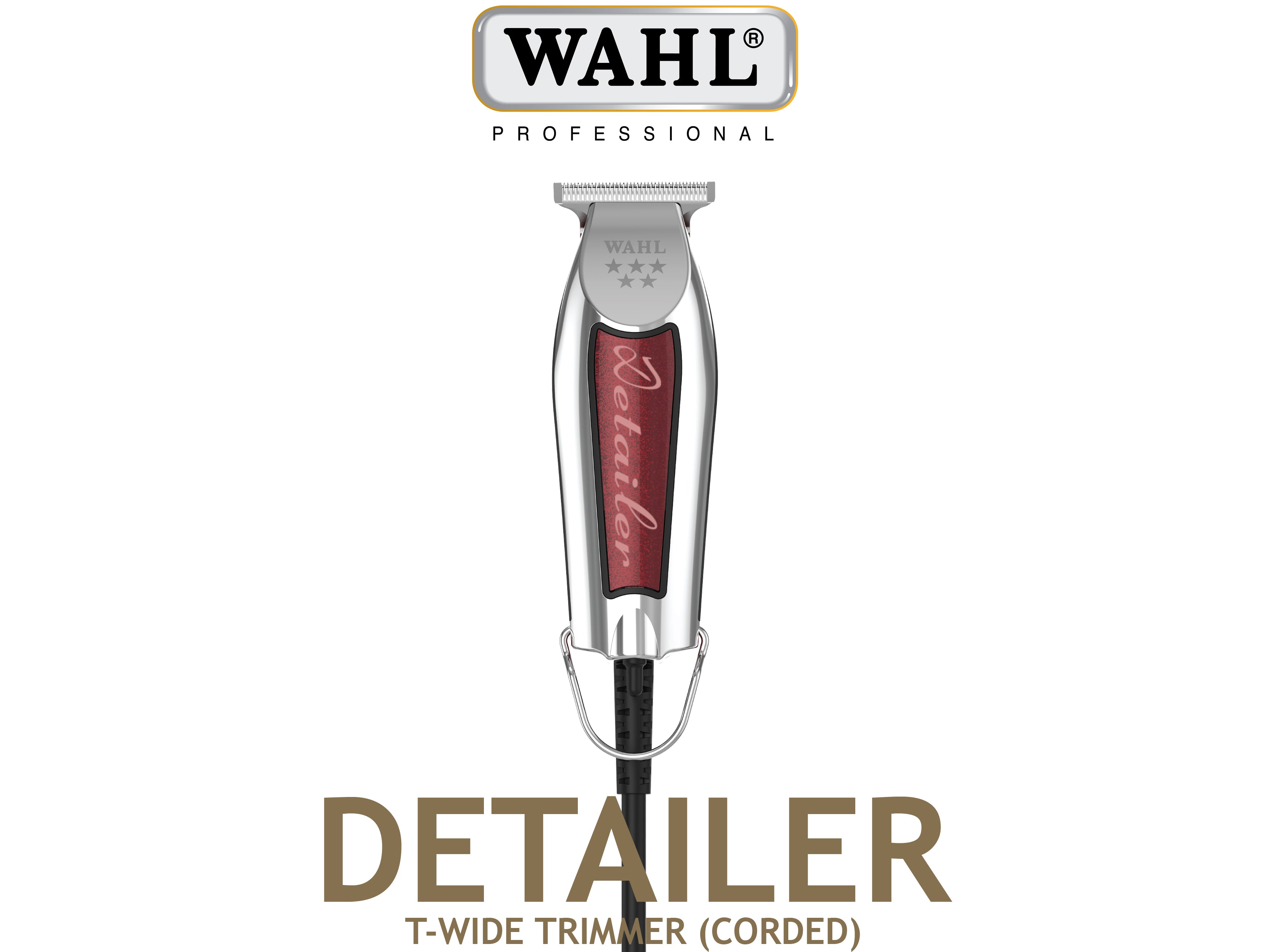 WAHL Professional 5 Star Series, Detailer T-Wide Trimmer – Hair
