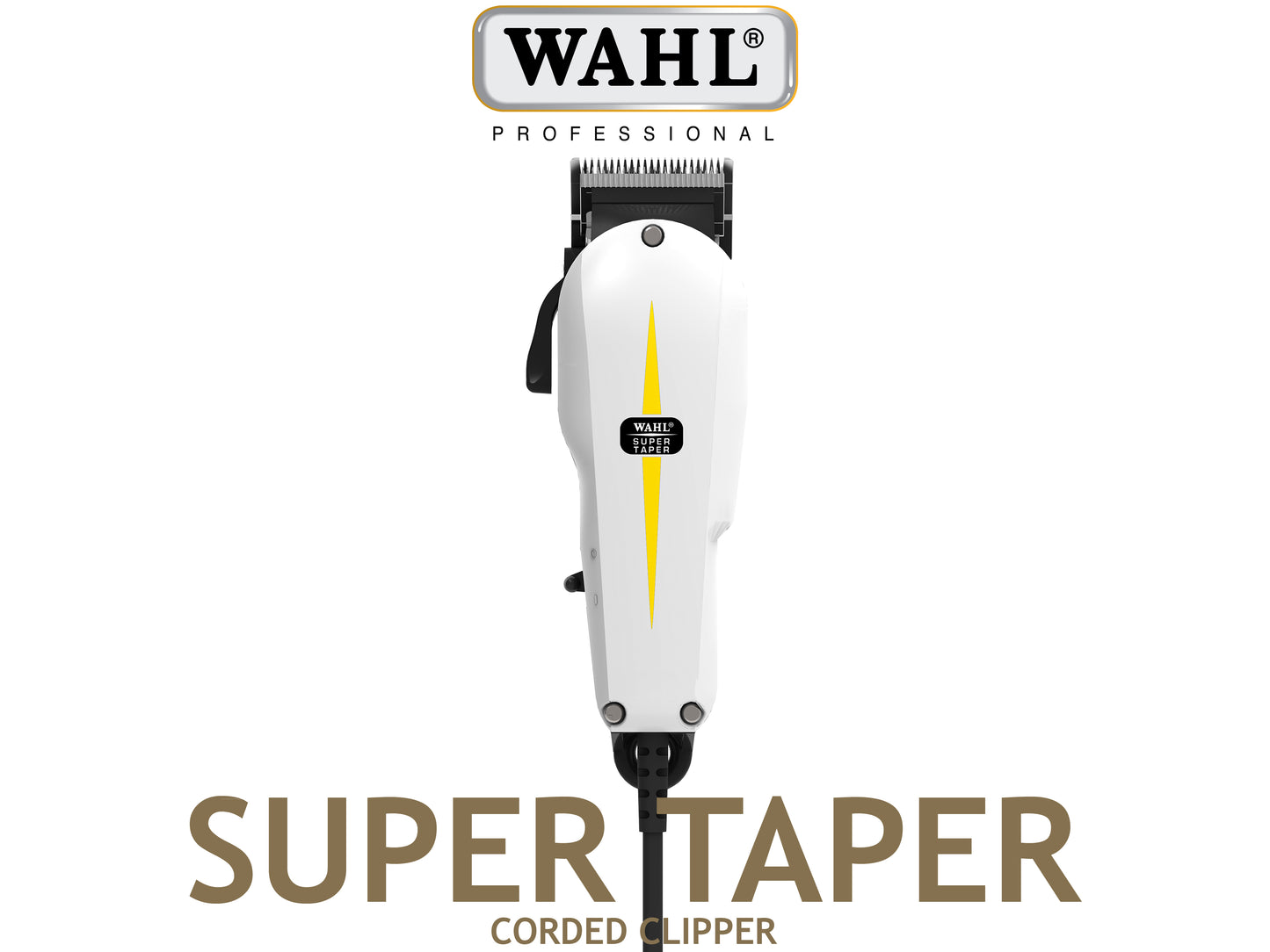 Wahl Corded Super Taper Clipper, Authorized NZ Wahl Stockist
